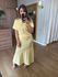 CONJUNTO MALHA DE ALGODÃO PALOMA -AMARELO MANTEIGA