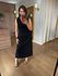 VESTIDO MALHA DE ALGODÃO CELINA - PRETO