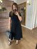 VESTIDO FENDA - PRETO