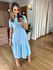 VESTIDO ALICE MALHA ALGODÃO - AZUL CANDY