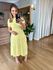 VESTIDO ALICE MALHA ALGODÃO - AMARELO MANTEIGA