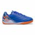 Chuteira Cyclone Futsal Infantil - Azul/Laranja/Prata