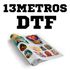 13 Metros Estampa Folha Dtf 100x55 