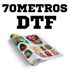 70 Metros Estampa Folha Dtf 100x55