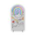 Capa Painel Romano Tema Arco Iris Infantil
