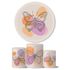Kit Painel Cilindro Tema Borboleta Abstrato