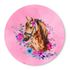 Painel Redondo Tema Cavalo Floral 2