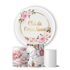 Kit Painel Cilindro Tema Chá 8