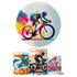 Kit Painel Cilindro Tema Ciclista 