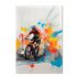 Painel Retangular Tema Ciclista 