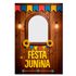 Painel Retangular Vazado Tema Festa Junina 3