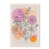 Painel Retangular Tema Floral Abstrato