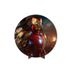 Painel Redondo 50x50 Homem De Ferro