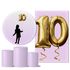 Trio Capas + Painéis Casado Veste Fácil 10 Anos Balões