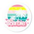 Painel Redondo Veste Fácil C/ Elástico Barbie 10