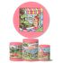 Trio Capas Cilindros + Painel Tema Bobbie Goods Rosa