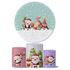 Trio Capas Cilindros + Painel Veste Fácil Feliz Natal 23