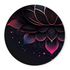 Painel Redondo Veste Fácil C/ Elástico Floral Dark