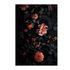 Painel Retangular Floral Dark