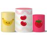 Trio Capas Cilindros Veste Fácil Frutinhas Cute 2