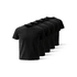 Kit 5 Camisetas Algodão Premium Preta
