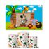 Trio de Capas Cilindros Veste Fácil + Painel Retangular Horizontal Tema Mickey Safari 3