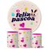 Trio Capas Cilindros + Painel Tema Páscoa 13