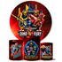 Trio Capas Cilindros + Painel Veste Fácil Power Rangers