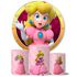 Trio Capas Cilindros + Painel Tema Princesa Peach Veste Fácil
