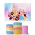 Trio De Capas Cilindros + Painel Retangular Horizontal Doces