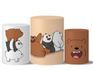 Trio Capas Cilindros Urso sem Curso Veste Fácil C/ Elástico