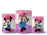 Trio Capas Cilindro Tema Minnie Confeiteira Veste Fácil