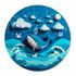 Painel Redondo Tema Oceano Papercut