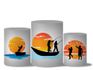 Trio Capas Cilindro Tema Pescaria