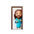 Capa de Porta Tema Jesus Cute 3D