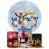 Trio Capas Cilindros + Painel Tema Pinguins de Madagascar Veste Fácil