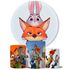 Trio Capas Cilindros + Painel Tema Zootopia Veste Facil 