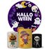 Trio Capas Cilindros + Painel Tema Halloween Cute Veste Fácil