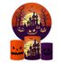 Trio Capas Cilindros + Painel Tema Halloween Veste Fácil 