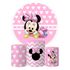 Trio Capas Cilindros + Painel Tema Minnie Baby Veste Fácil