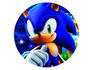 Painel Temático Sonic Animado Veste Fácil C/ Elástico