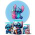 Trio Capas Cilindros + Painel Tema Stitch Guloso