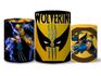 Trio Capas Cilindros Tema Wolverine Veste Fácil C/ Elástico