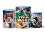 Trio Capas Cilindros Tema Star Wars Lego Veste Fácil C/Elástico