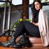 Bota Coturno Casual Feminina Dorf Couro Verde Militar