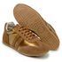 Tenis Feminino Casual Dorf Retro Couro Terra e Bronze