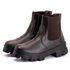 Bota Coturno Feminina Couro Legitimo Café - REF: 10 