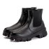 Bota Coturno Feminina Couro Legitimo Preto - REF: 10