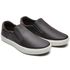 Sapatênis Casual Masculino Slip-On Couro Sintetico Marrom- REF: 1003 