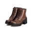 Bota Coturno Feminino Couro Legitimo Mouro - REF: 6738 